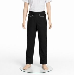 🖤 Zara Kids Black Dress Pants | Size 11–12 | Chain Pocket Detail